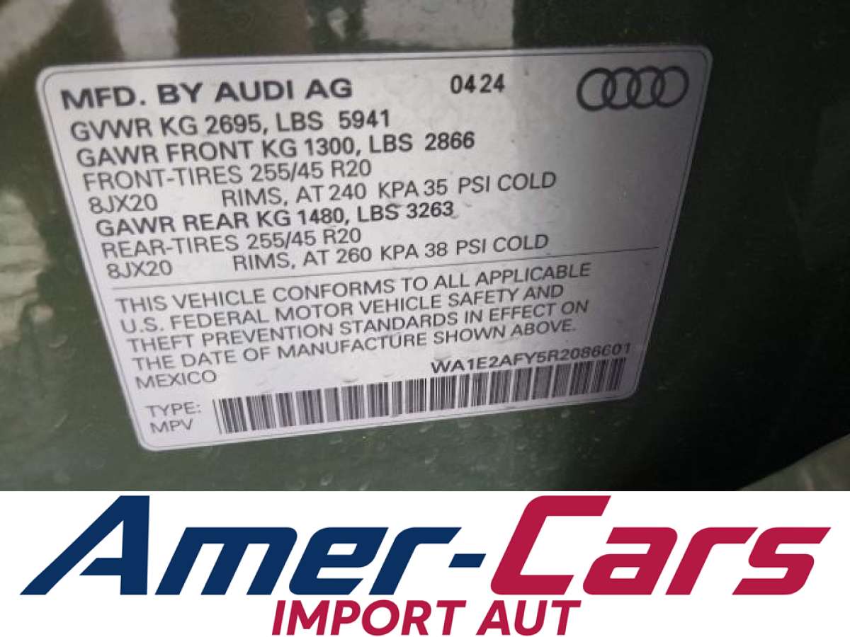 Audi Q5 2024 z USA — zdjęcie 9 z 17
