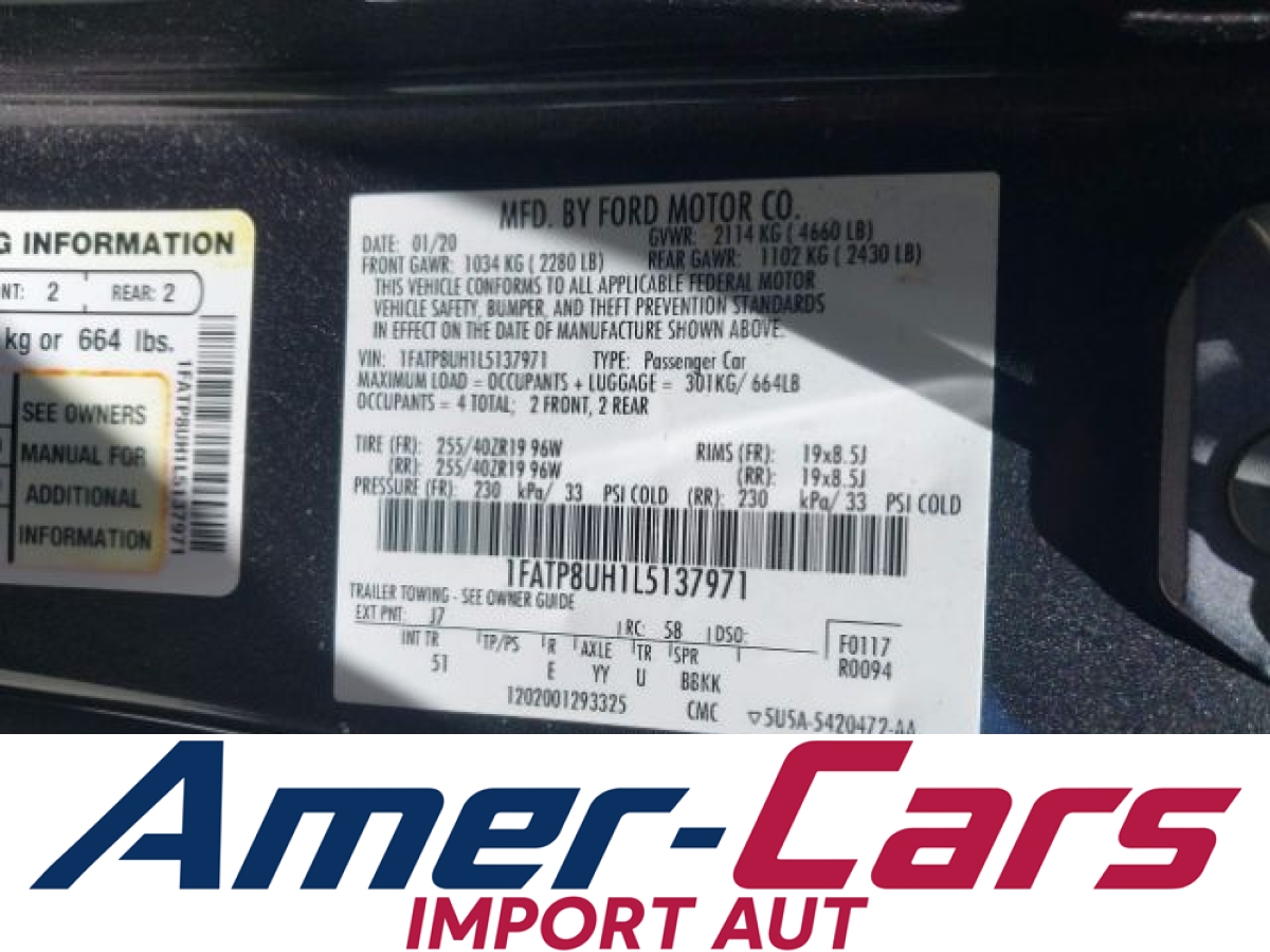 Ford Mustang 2020 z USA — zdjęcie 9 z 16