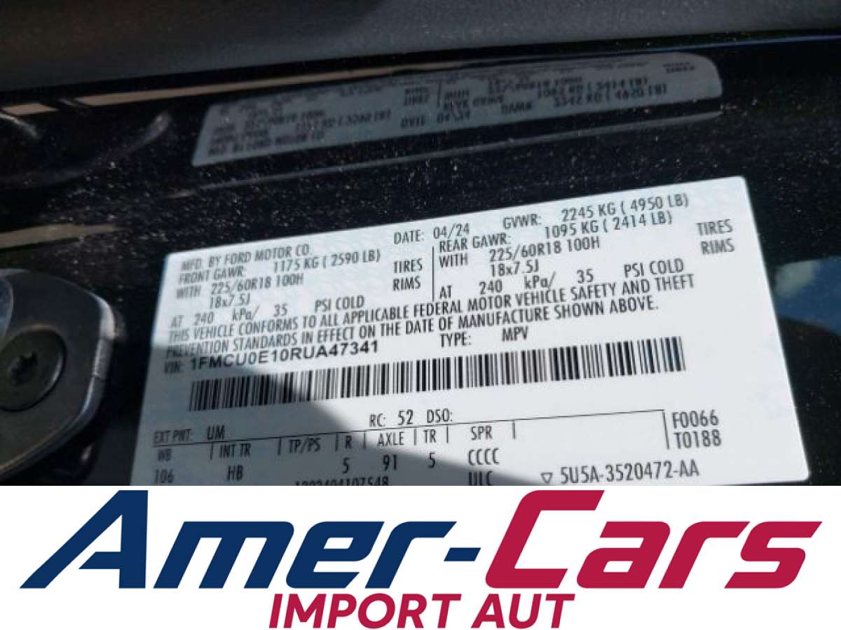 Ford Escape 2024 z USA — zdjęcie 9 z 18