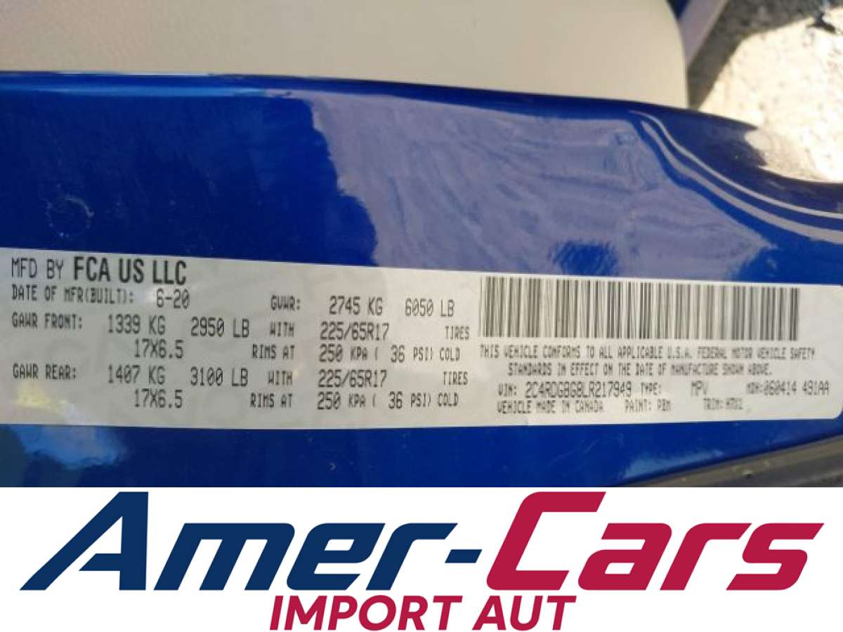 Dodge Grand Caravan 2020 z USA — zdjęcie 9 z 16